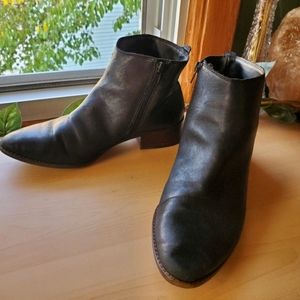 Lucky Brand Leather Ankle Booties